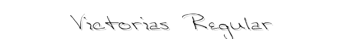 Victorias Regular font